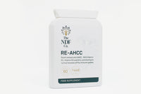 The NDF Company RE-AHCC - 5 in 1 Supplement with Reishi Extract , AHCC, Zinc, Vitamin D and K, 60 Count (Pack of 1)