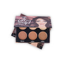W7 Lift & Sculpt Cream Contour Kit - Concealing, Highlighting & Contouring Makeup Palette - Step-by-Step Instructions Included - 2 Pack