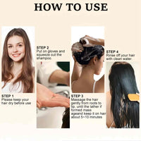 SingHao Polar Hair Dye Shampoo,Instant Herbal Coloring Shampoo,3 In 1 for Gray Hair Coverage,Hair Care Dye Shampoo,Natural Plant Hair Dye Shampoo,Semi Permanent Hair Dye,Red Brown Hair Dye,Foam Hair Dye(Red)