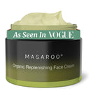 Masaroo Organic Face Cream & Face Moisturiser: Natural Moisturiser Face Women & Men - Face Cream Women for Day & Night - Anti Aging Cream with Vitamin C, E & Natural Collagen, 100g