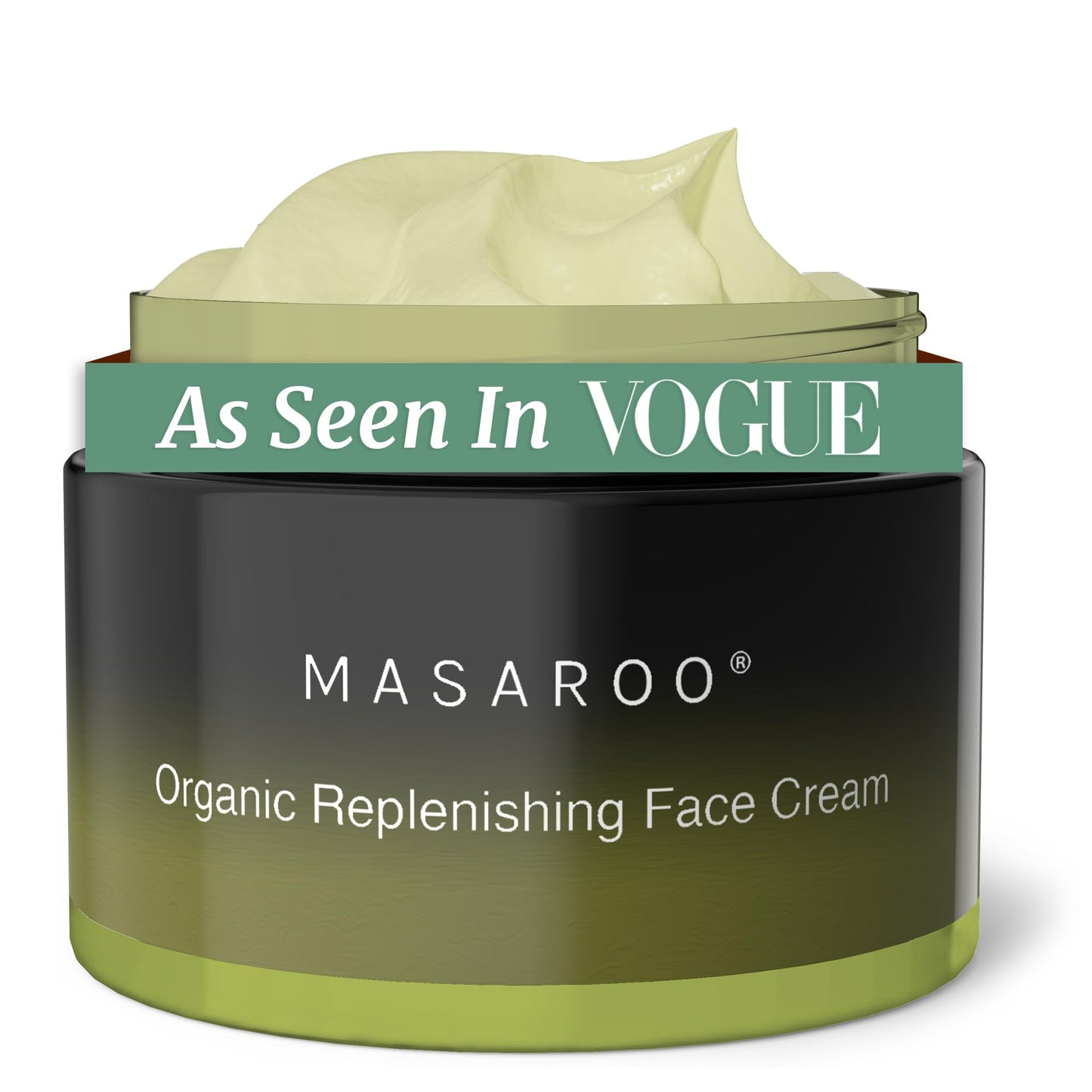 Masaroo Organic Face Cream & Face Moisturiser: Natural Moisturiser Face Women & Men - Face Cream Women for Day & Night - Anti Aging Cream with Vitamin C, E & Natural Collagen, 100g