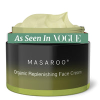 Masaroo Organic Face Cream & Face Moisturiser: Natural Moisturiser Face Women & Men - Face Cream Women for Day & Night - Anti Aging Cream with Vitamin C, E & Natural Collagen, 100g