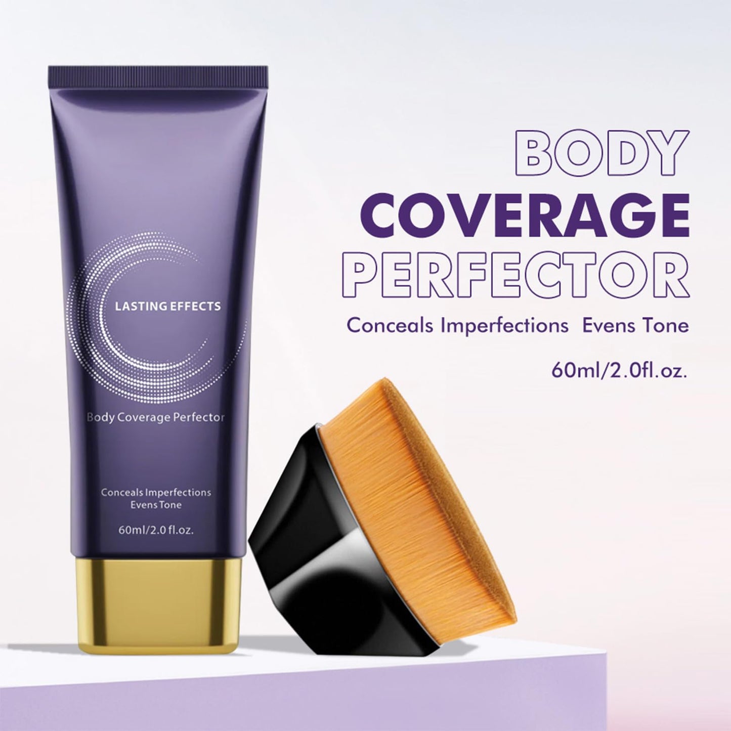 Beauty Body Coverage Perfector, All Over Complexion Perfector – Waterproof Leg & Body Makeup - Tattoo Cover Up Makeup, Full Coverage Foundation Lightweight & Long-Lasting For Flawless Skin