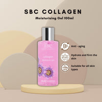 DCF Success SBC Skincare Hydra-Collagen Moisturising Gel 100 ml & Award-Winning Day & Night Cream 100ml Anti-Ageing, Oil-Free Face & Body Moisturiser for Sensitive, Mature Skin