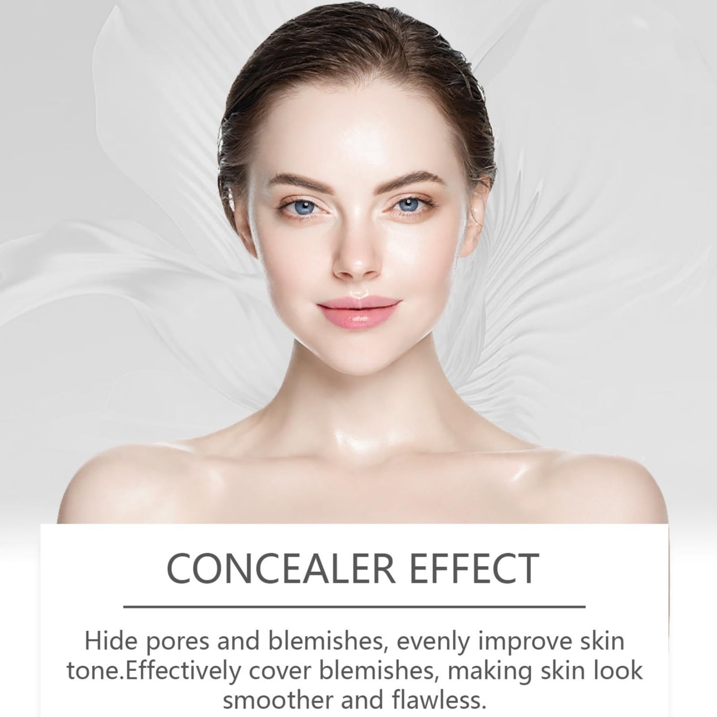 Siyinzu 30ML Colour Changing Foundation,Colour Changing Mature Skin Foundation,Long Lasting Waterproof Moisturising F-oundation,Concealer Spf 15,Covers Naturally Lotion Makeup Base with Powder Puff
