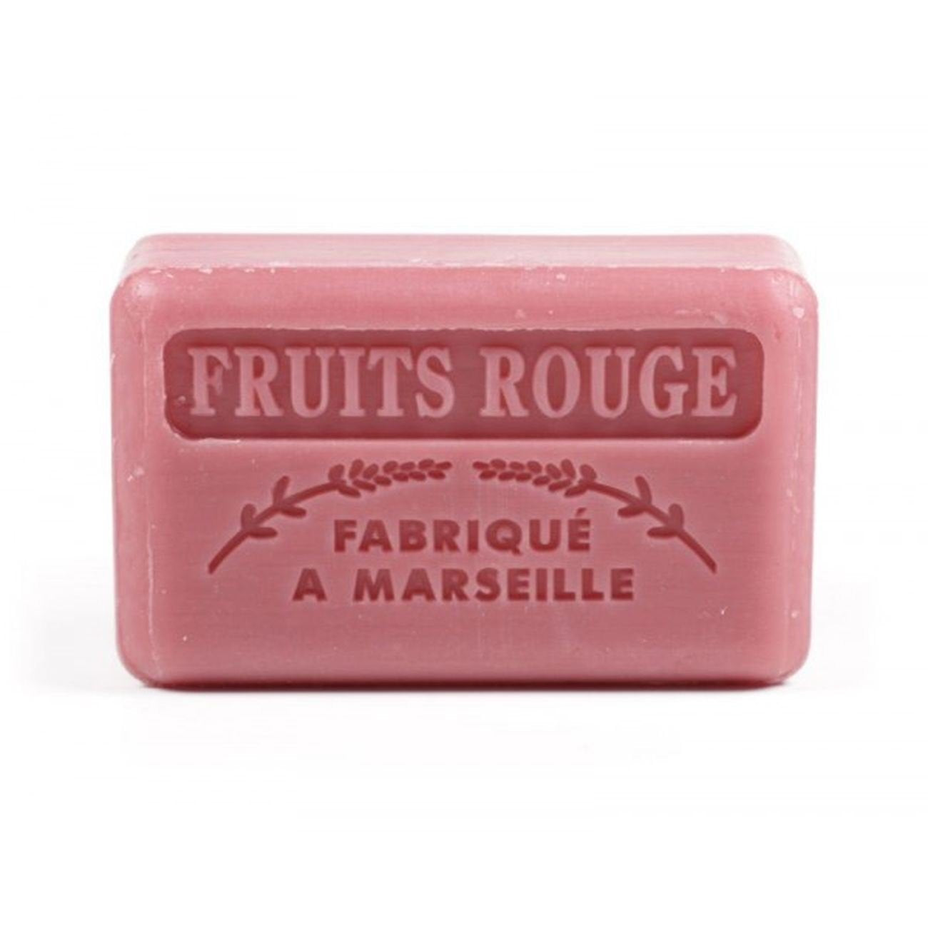 125g Savon De Marseille Soap - Red Fruits (Fruits Rouge)