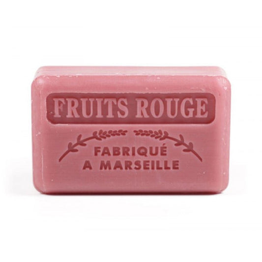 125g Savon De Marseille Soap - Red Fruits (Fruits Rouge)
