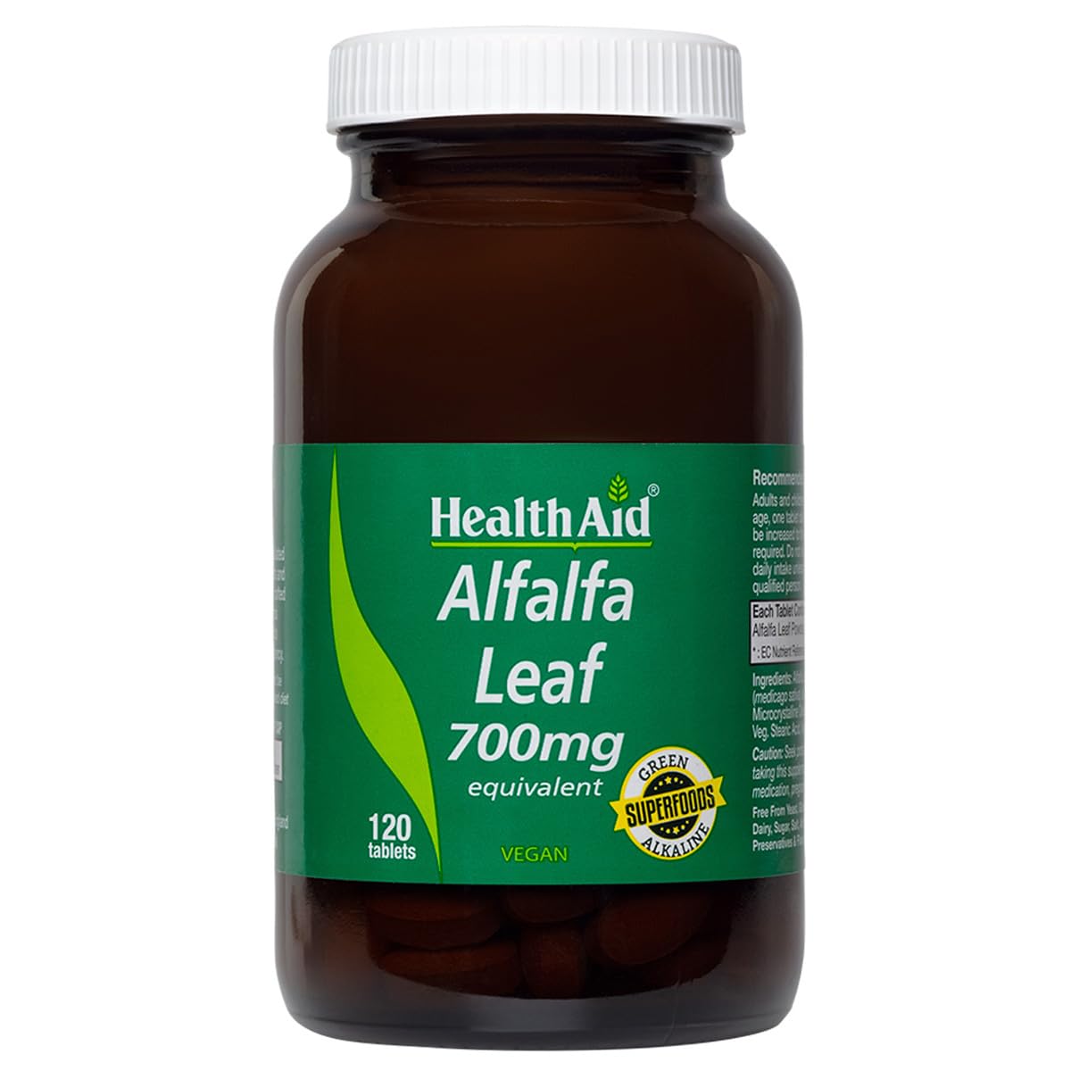 HealthAid Alfalfa 700mg - 120 Tablets