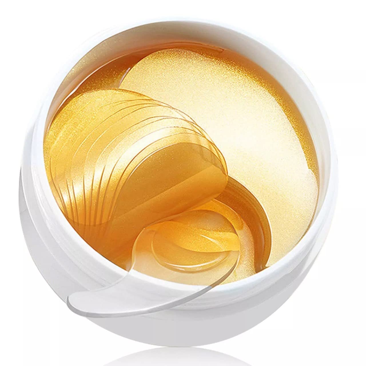 Generic Hydrogel Collagen Under Eye Masks, Under Eye Patches for Dark Circles & Bags, 24K Gold Cooling Gel Pads, Fine Wrinkles, Hydrating, Deep Moisturizing Improves Elasticity, 60 PCS