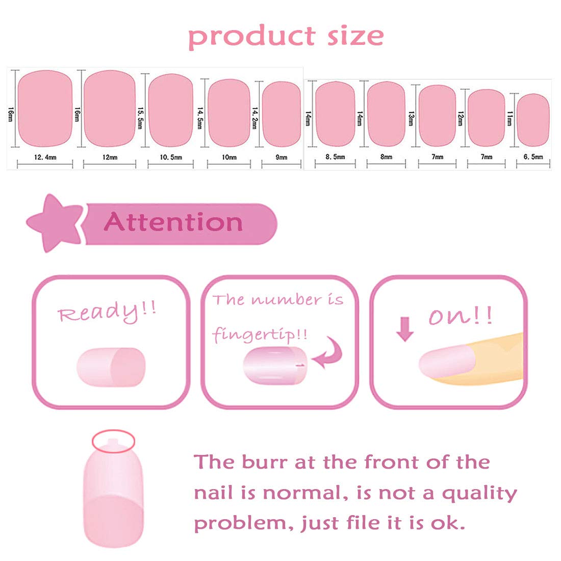 Laza 120pcs Nails Press On Pre-glue Full Cover Glitter Gradient Color Rainbow Sparkling Scale Wave AquariusShort False Nail Kits for Teenager Girls - Silver Pearl