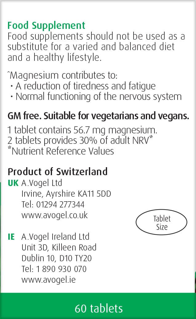 A.Vogel Menopause Support | For Perimenopause, Menopause & Postmenopause Symptoms | Menopause Supplement with Soy Isoflavones, Magnesium & Hibiscus | 60 Tablets