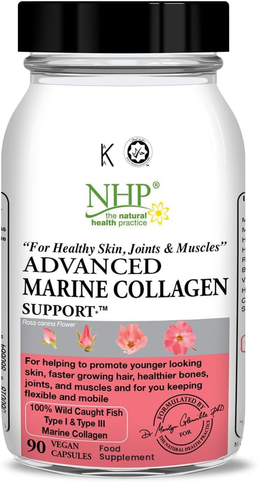 Advanced Marine Collagen Support, specifically Designed to Support Skin, Joints, tendons, ligaments and Muscles