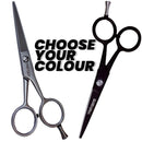 YNR Instruments England | Beard Moustache Scissors | Professional German Steel Mustache Trimming | Hand Forged Precision Edge Men Facial Hair Grooming Kit All Body Hair (Black)