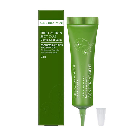 Anti Acne Face Cream, 3X Centella Face Ance Gel, Spot Cream for Acne Treatment and Spot Treatment Shrink Pores, Acne Scars Recovery, Control Sebum Secretion, Relieves Redness &Anti-Bacterial