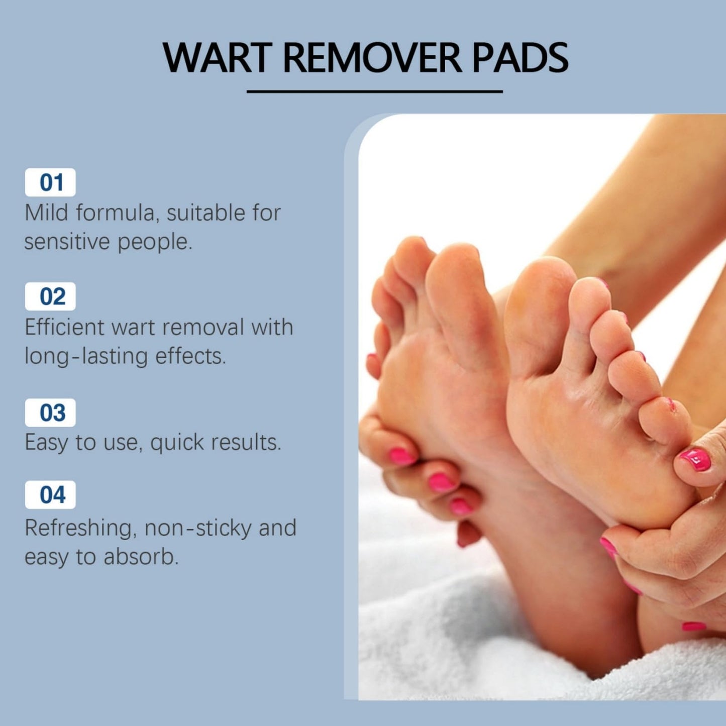 24pcs Corn Remover for Feet and Hand,Wart Remover,Effective Deep Verruca Removal Pads Patches,Corn Callus Remover for Feet,Verruca Treatment,Wart Treatment Effective Way,Pain Relief,Repair Skin