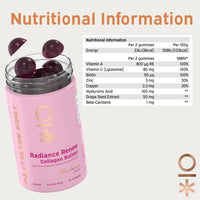Nutriburst - Vegan Collagen Revive Gummies - Biotin (100µg), Hyaluronic Acid (100mg) + Vitamin C (80mg) - Support Natural Collagen Production, Healthy Hair, Nails & Bones - 60 Gummies 1 Month Supply