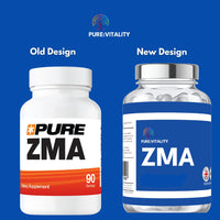 Pure ZMA Supplements for Men & Women - 90 Capsules - High Strength Muscle Sleep Aid & Muscle Recovery - ZMA Supplement Zinc Magnesium and Vitamin B6 (90 Day Supply) - UK GMP Certified Manufacturer
