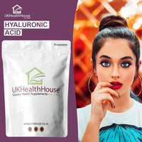 Hyaluronic Acid Supplement 200mg Vegan High Strength Hyaluronic Acid Tablets Natural Skin, Hair & Joint Supplement for Women & Men Superior Absorption (120 tabs)