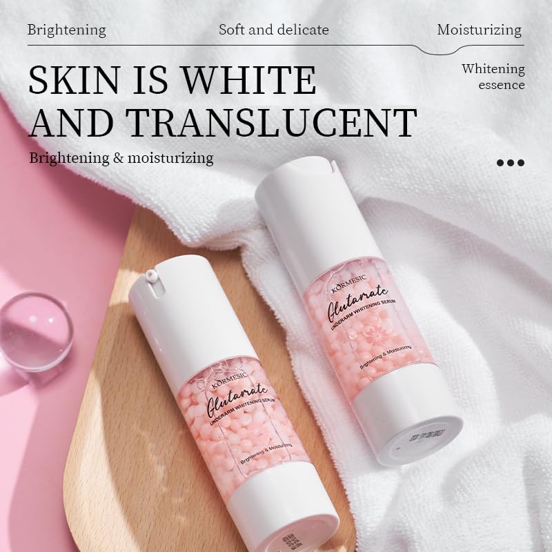 MrCuvaryas Sakura Gluta Underarm Whitening Cream,Intimate Area Skin Lightening Cream,Sakura Gluta Brightening Underarm Cream, Brightening Booster Pearl Capsules,Body Cream Whitening for Dark Spot Corrector