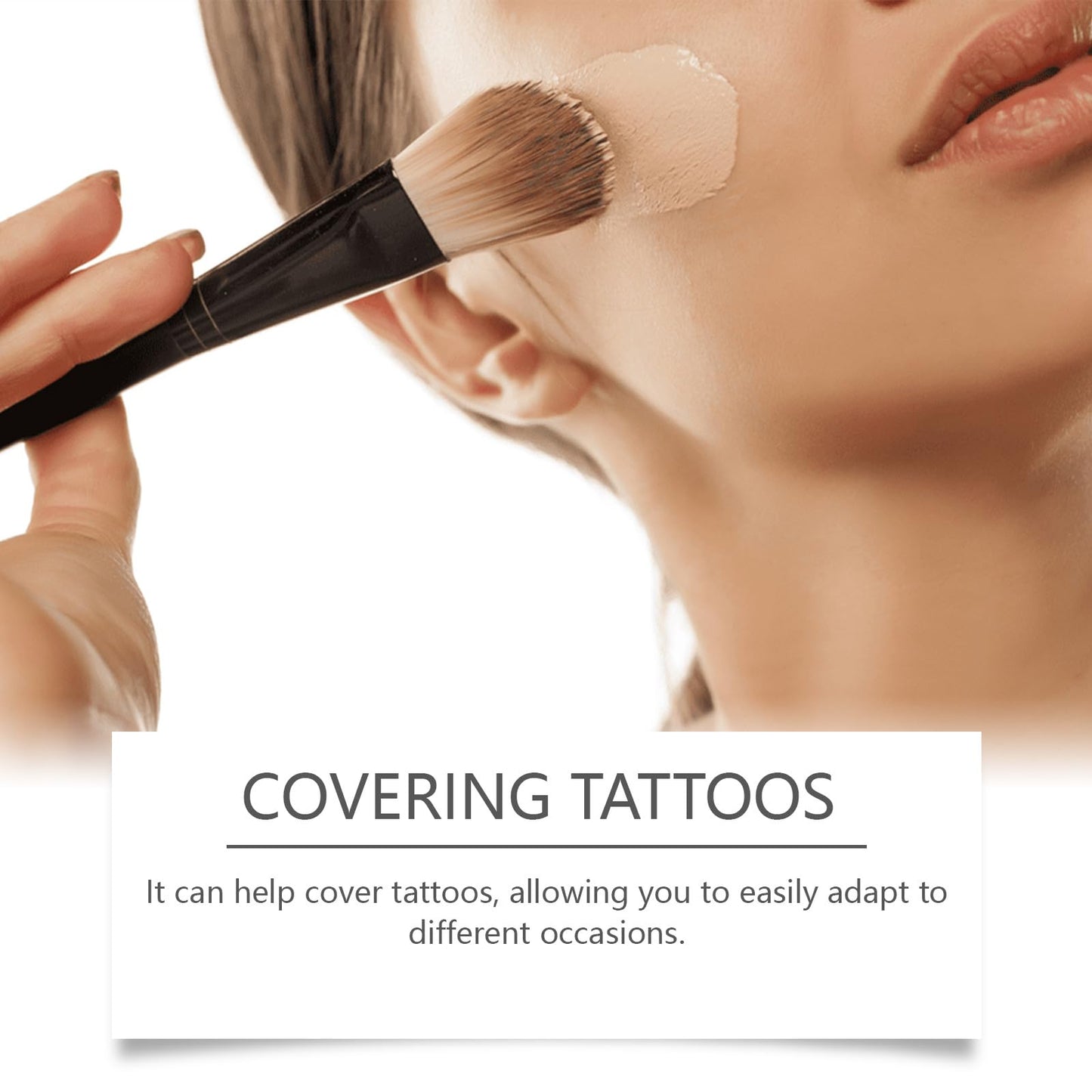 Generic 80g All-Over Complexion Perfector,Waterproof & Transfer-Resistant Skin Tint,Long-Lasting Cc Cream Body Coverage Perfector,Evens Skin Toneand Light Foundation