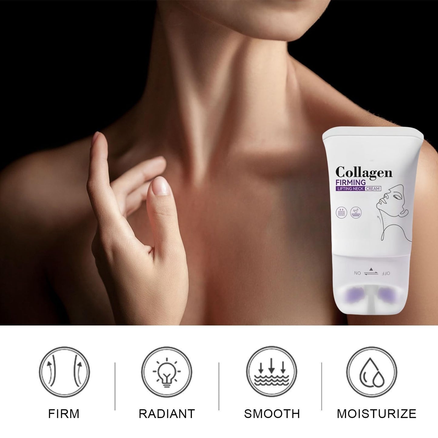 OuXing Neck Creams for Firming Roller,Firming Neck Cream,Neck Creams for Tightening,Neck Collagen Cream,Face Moisturizer for Women,Firm/ing Crea/m for Loose Skin,Ne/ck Tightening Cre/am,Wrinkle Cre/am