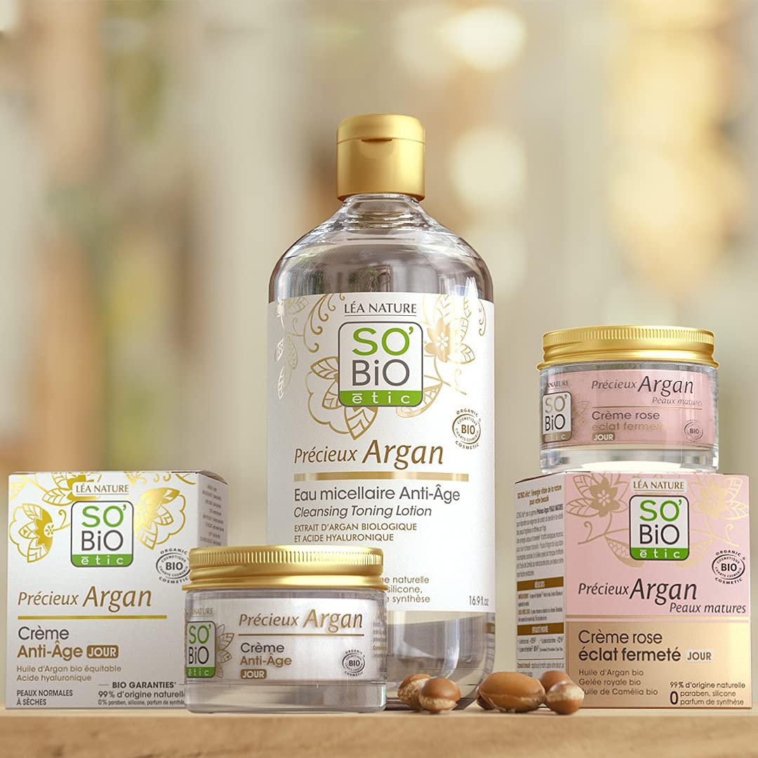So'Bio Étic SO'BiO étic Précieux Argan Cosmos Organic Firming Radiance Rosy Day Cream, 50 ml