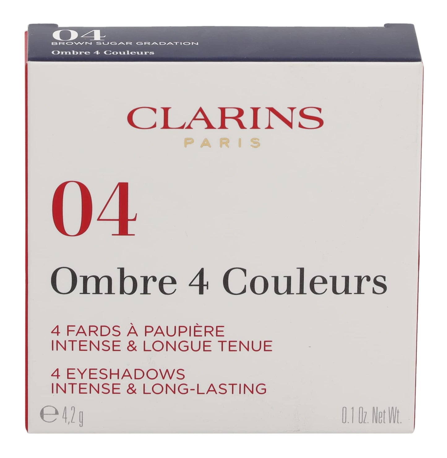 Clarins Ombre 4 Colour Eyeshadow Palette 04 Brown Sugar Gradation 4.2g