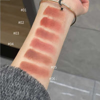 Grospe 2 in 1 Keychain Bear Lipsticks Velvet Matte Lipstick Long Lasting Waterproof Lip Gloss Cute 2 in 1 Key Chain Bear Lipstick Lip Mud Nice Gift for Girls Women - C(6 colors)