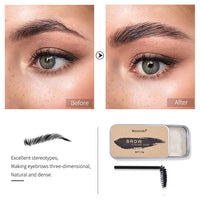 Brows Soap Kit, Shefave Brows Styling Soap,Long Lasting Eyebrows Styling Wax, Smudge Proof Eyebrow Styling Pomade for Natural Brows Shaping Defining, 20 g (Pack of 1)