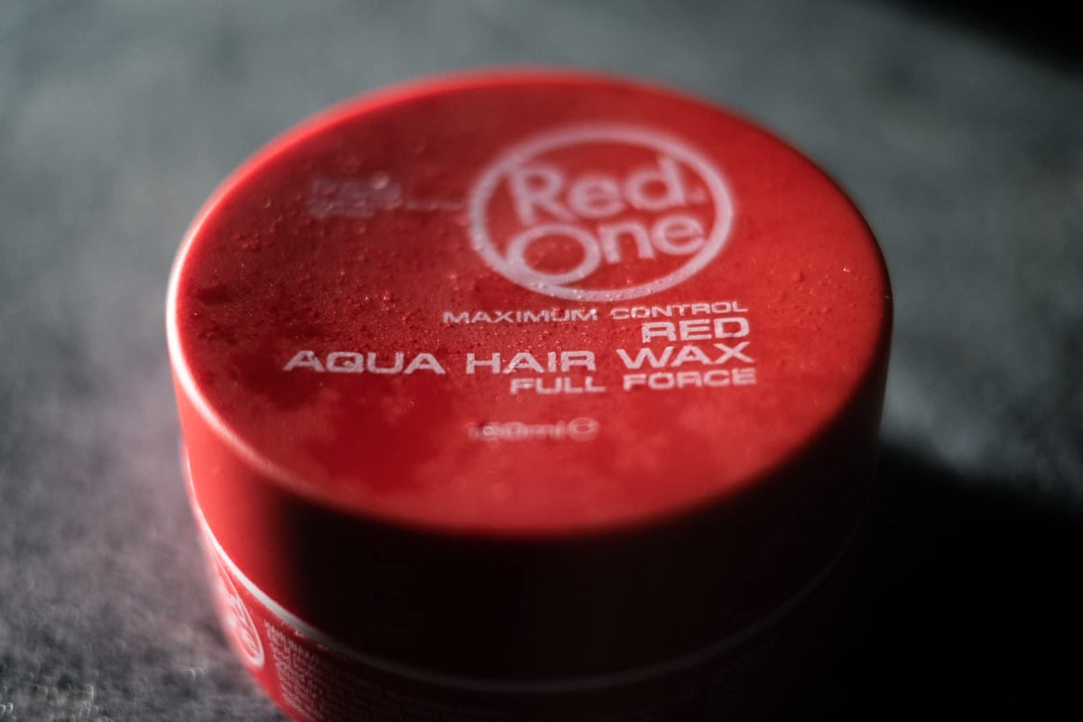 Redone RedOne Hair Styling Aqua Wax Red 4x 150 ml | Edge Control | Hair Gel Wax | Ultra Hold | Strawberry Scent | Men & Women Hair Wax | Maximum Control
