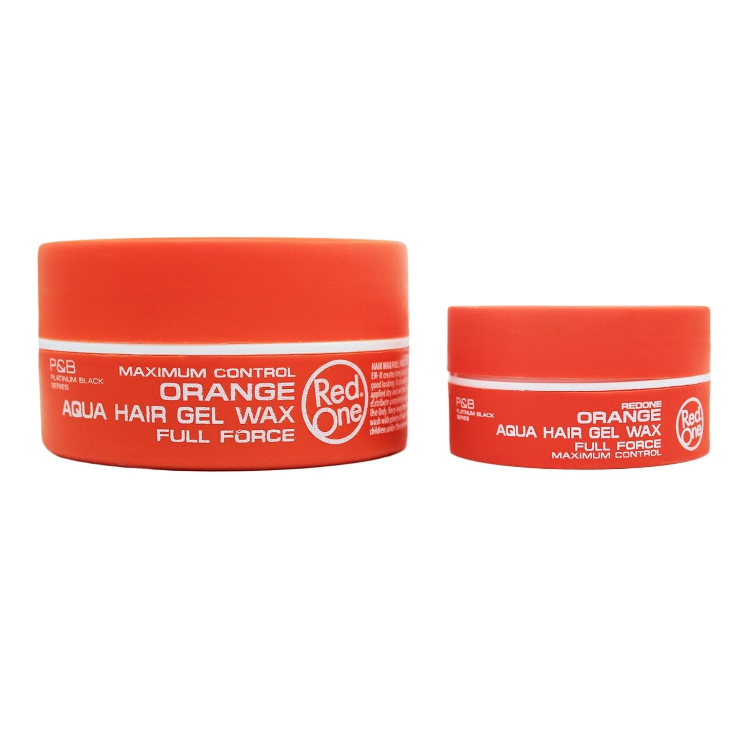 Redone Hair Styling Aqua Wax Orange 50 ml | Travel Size | Edge Control | Ultra Hold | Gel Wax | Men & Women Hair Wax | Melon Scent | Maximum Control
