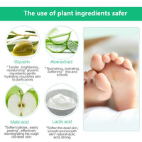 Foot Peel Mask,4 Pairs Natural Aloe Vera Gel Foot Mask-Foot Peel Mask For Hard Skin,Footner Exfoliating Sock-Feet Hard Skin Remover-Plantifique Foot Peel Mask-Baby Feet Foot Peel (Aloe Vera)
