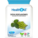 Health4All SOYA Isoflavones 40mg 60 Capsules (V) GMO Free, Non-Irradiated, Menopause Support Supplement