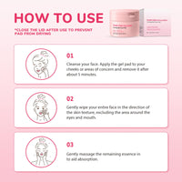 PDRN Pink Collagen Jelly Pad | Korean Gel Toner Pads
