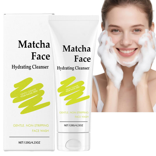 Xunzhi Matcha Hydrating Cleanser,Face Cleanser,Non Stripping Daily Face Wa/sh,Exfoliating Fa/ce W/as/h,Hydrating Gel Cle/anser,F/ace Wa/sh Women,Fac/e Wa/sh for All Skin Types,Facial Clean/ser