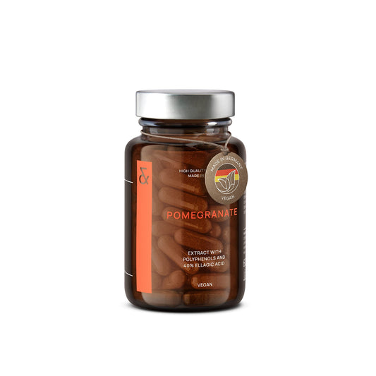 1000mg Pomegranate Extract per Daily Dose | Rich in Polyphenols & 40% Ellagic Acid | 60 Capsules Vegan | Made in Germany