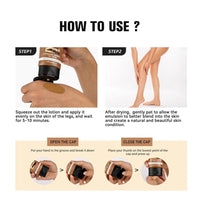 OunTechGlory Leg Makeup Concealer - Full Coverage, Waterproof with No Transfer Formula. Covers Varicose Veins, Scars, Tattoos. Ideal for Mature Skin. Easy Application