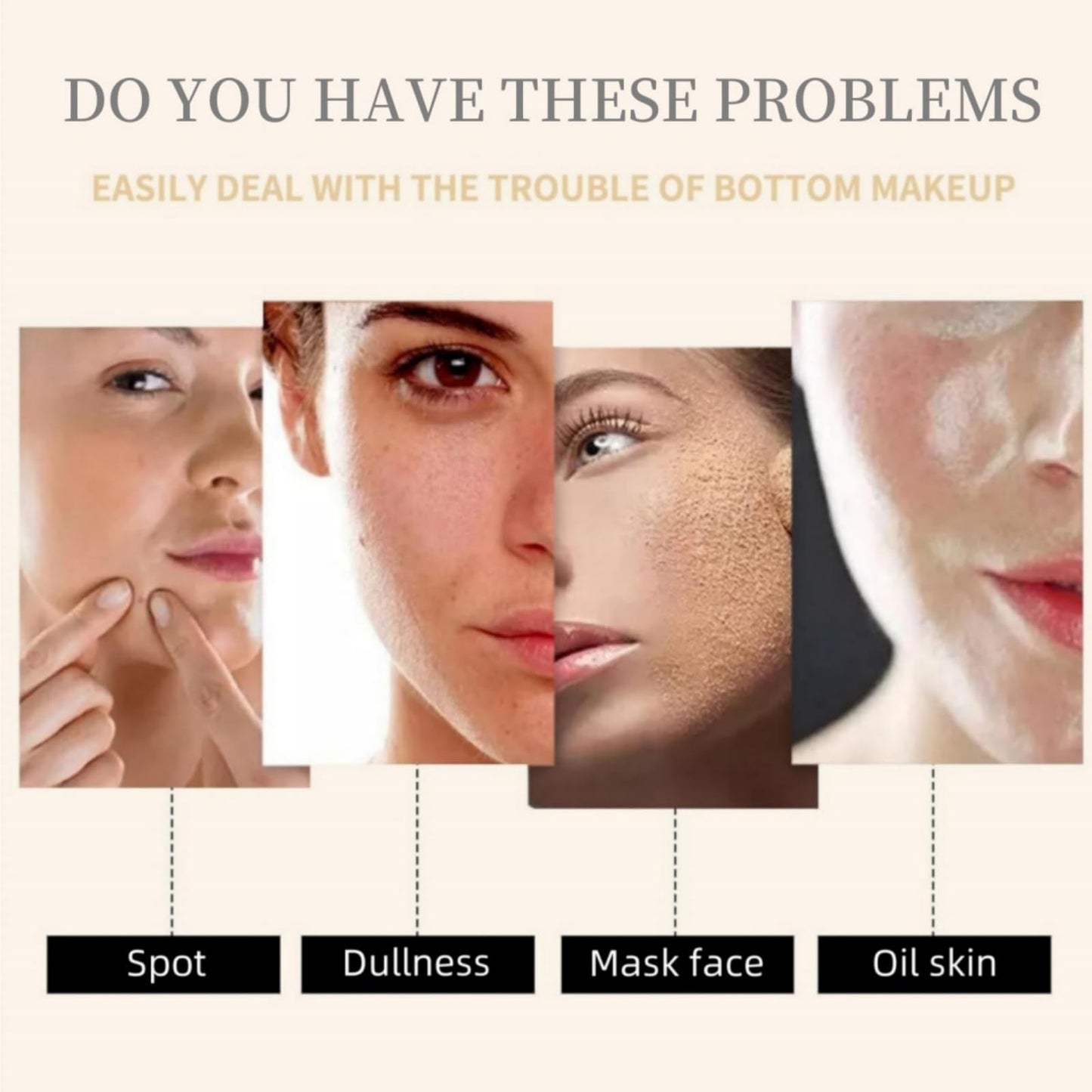 2PCS CC Cream,CC Cream Foundation,Korean CC Cream Colour Changing,CC Cream Foundation For Mature Skin,CC Cream Colour Correcting,CC Cream Tinted Moisturiser,Korean CC Cream Foundation(Light+Dark)