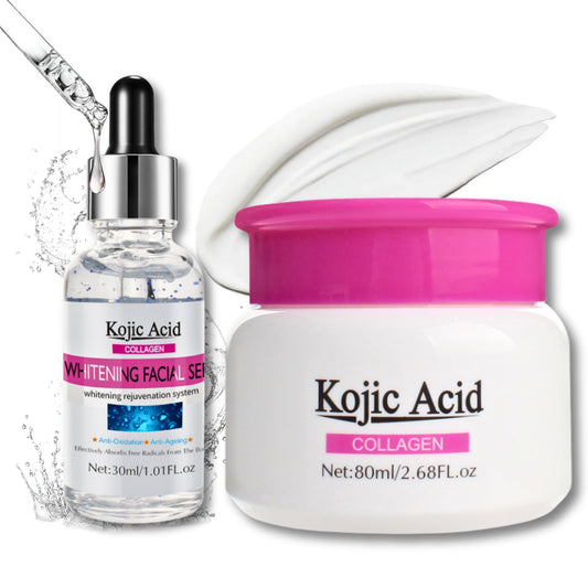 Trendyfave Kojic Acid Face Cream for Dark Spots, Kojic Acid Serum, Kojic Acid & Collagen Cream, Skin Brightening, Kojic Acid Dark Spot Remover for Face, Body, Hands, Armpits (Pack of 2)