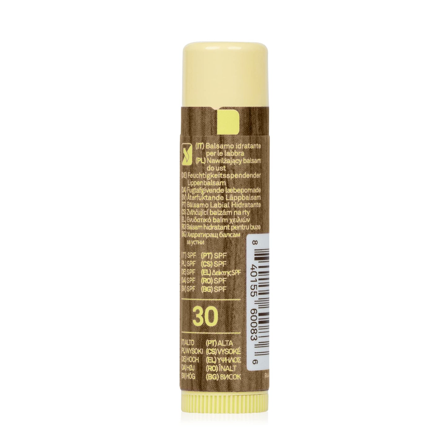 SUN BUM Sun Bum SPF 30 Banana Sunscreen Lip Balm, Vegan and Cruelty Free Broad Spectrum UVA/UVB Lip Care, Made with Aloe and Vitamin E for Moisturised Lips, 4.25 g