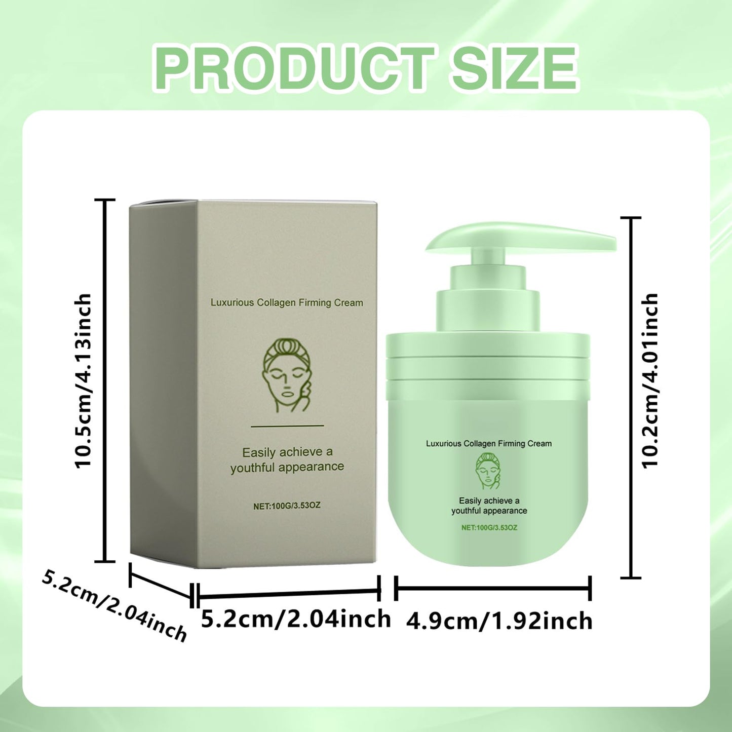 Asheyya 2 Pcs 100g Stdei Luxurious Collagen Firming Cream for All Skin Types