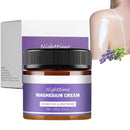 Siyinzu 100g Magnesium Cream for Sleep,Magnesium Sleep Body Cream,Magnesium Body Lotion,Magnesium Soothing S/leep Butter,Magnesium Calm C-ream,Organics Magnesium Balm,Relief Lavender & Magnesium Moisturizer