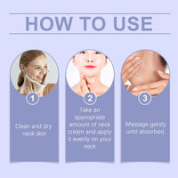MEITREND Tighten & Lift Firming Neck Cream,2PCS neck firming cream,Anti Aging neck cream for sagging and tighten,Lifting Sagging Skin & Smooth Neck Wrinkle,Hydrating Neck Cream,Skincare Neck Cream-50ml*2