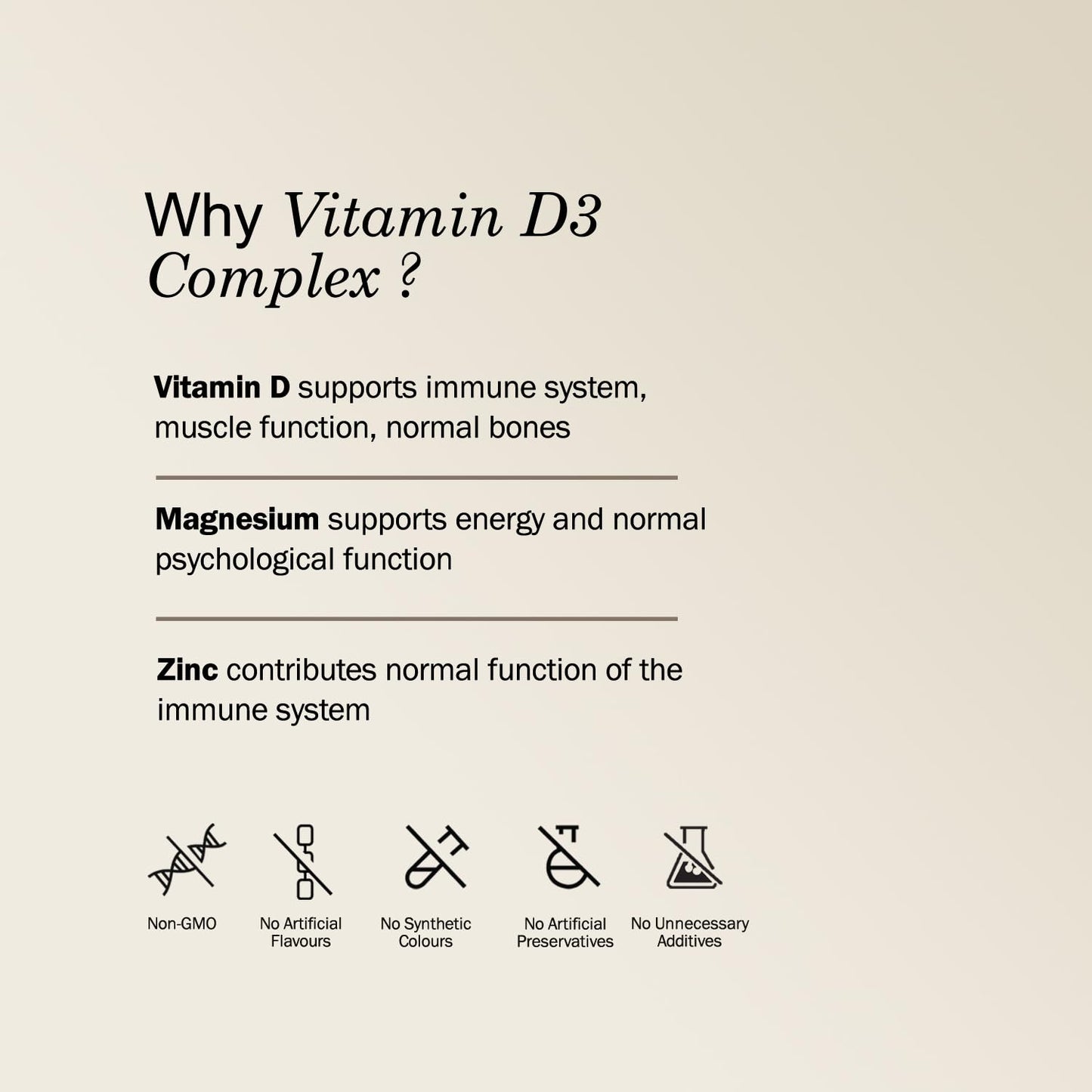 VITAVERUS Vitamin D3 4000 IU Supplement, with K2, Zinc & Magnesium, Made in UK, 60 Capsules