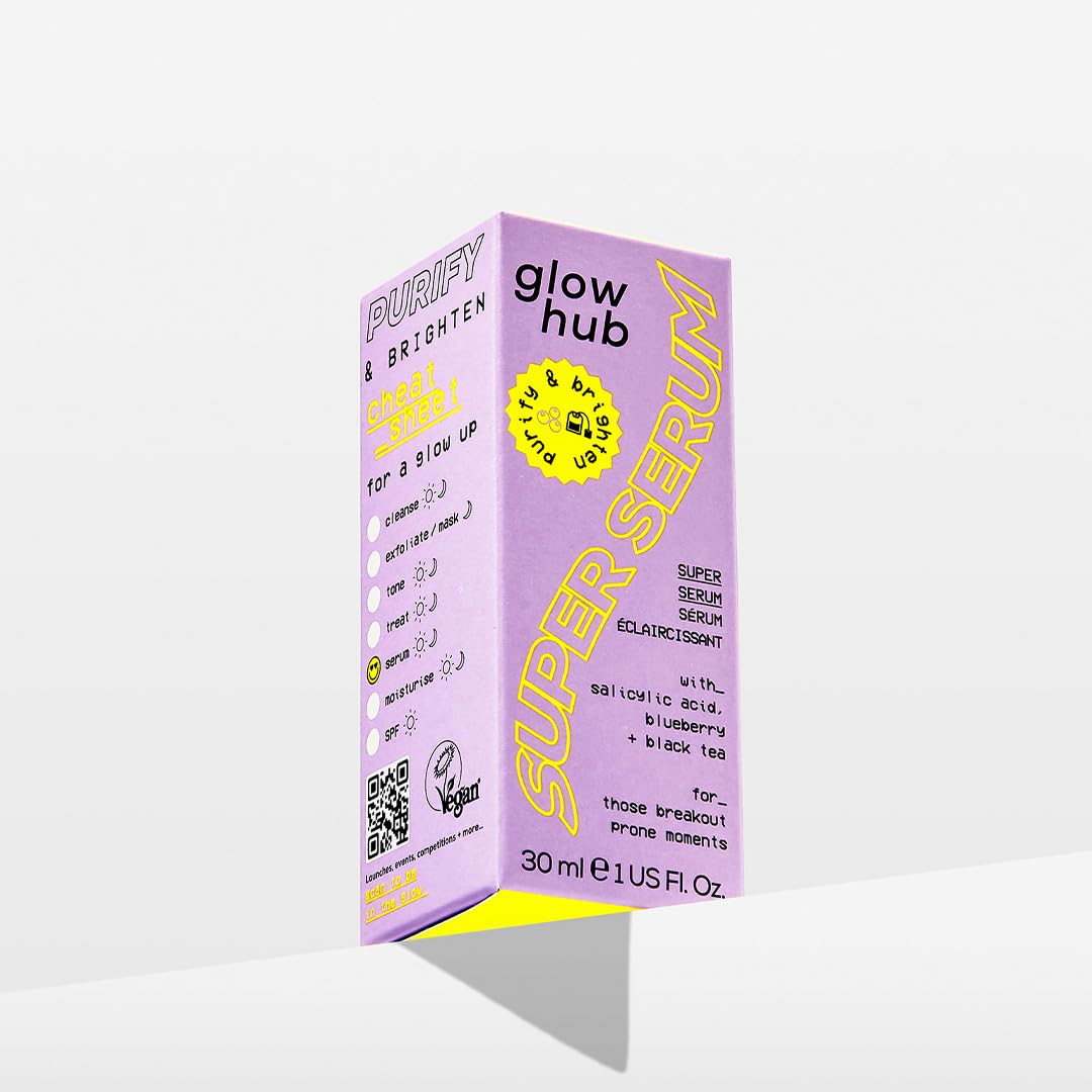 Glow Hub Purify & Brighten Super Serum with Salicylic Acid for Blemish Prone Skin 30ml