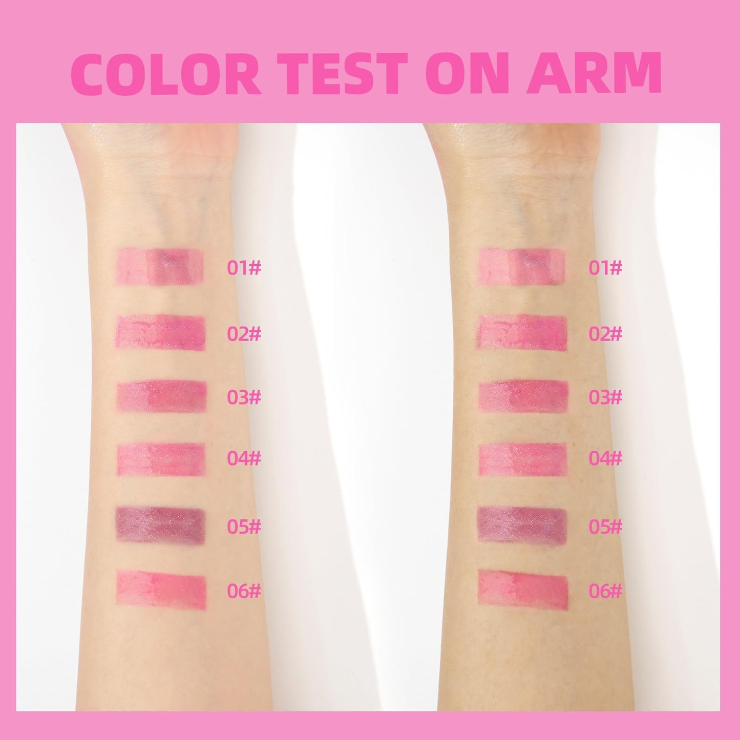 Allbestaye Color Changing Lip Oil, Warm Temperature Color Changing Moisturizing Lip Gloss Lip Oil Moisturizing Lip Oil, Rich Gloss Long Lasting Moisture, Big Brush Color Changing Lip Oil