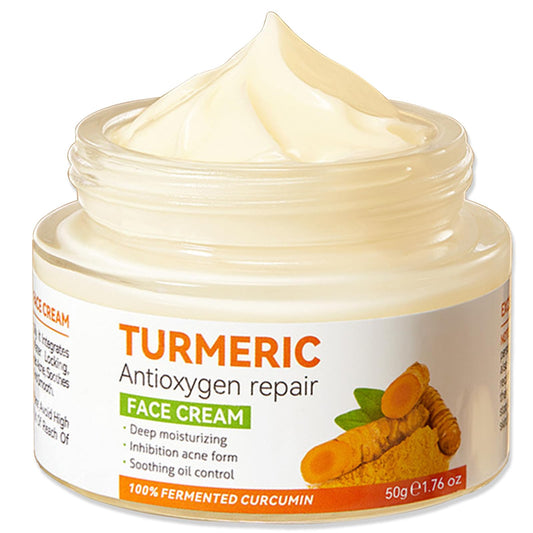 Beauthink Turmeric Brightening Face Cream, Skin Lightening Cream for Women, Dark Spot Corrector with Vitamin C, Moisturiser for Radiant Glowing Skin, Turmeric Moisturizer for Even Tone & Youthful
