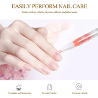 14Pcs Cuticle Oil Pen for Nails,Natural Ingredients Nail Nutrient Oil Pen for Nail Growth Care,Mixed Flavors Come With Soft Brush Nail Treatments Prevent Dry Cracking and Hangnails,Deep Nourishment