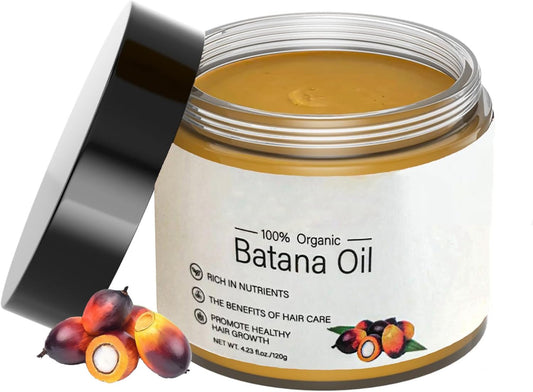 Skynest Raw Batana Oil for Hair Growth: 100% Pure - Dr. Sebi Batana Oil from Honduras Unrefined Promotes Hair thickness for Men & Women 4.23 OZ