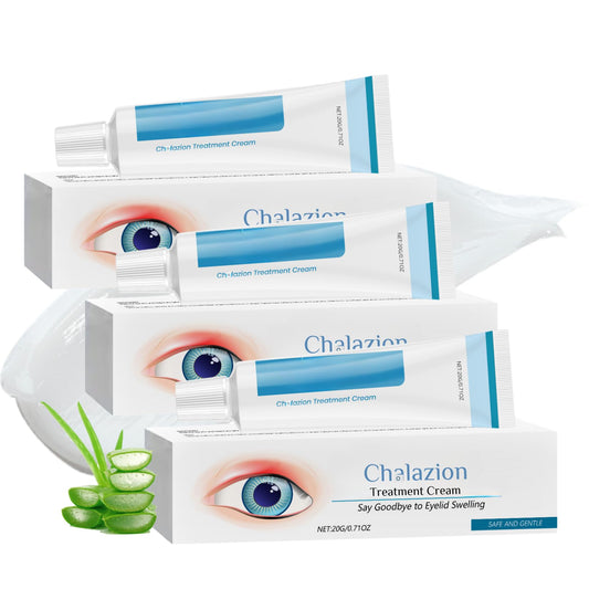 Cureluxe 3pcs Eyelid Cream For Blepharitis - Chalazion & Blepharitis Eye Care Cream - Stye Eye Treatment for Soothes, Protects, Repairs, Moisturises and Reduces Puffiness,Swelling,Dry Eyes,Cleanses Lashes